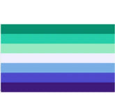 Gay Male MLM Pride Flag
